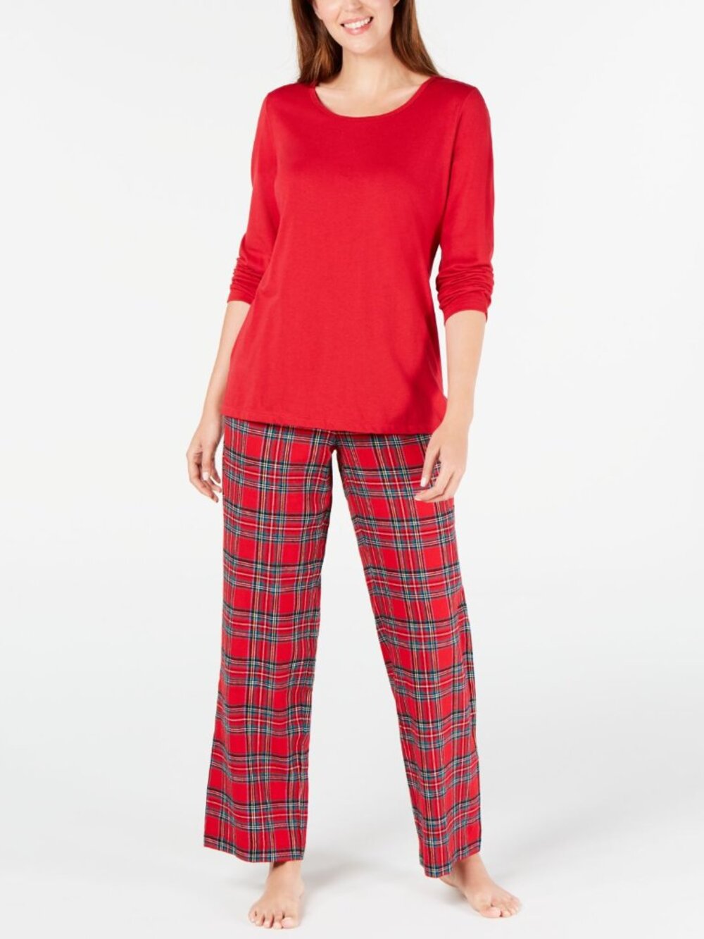 Family Pajamas Matching Womens Mix It Brinkley Plaid Pajama Set